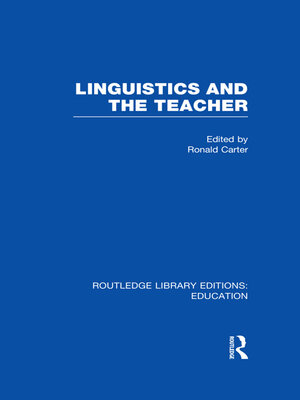 cover image of Linguistics and the Teacher